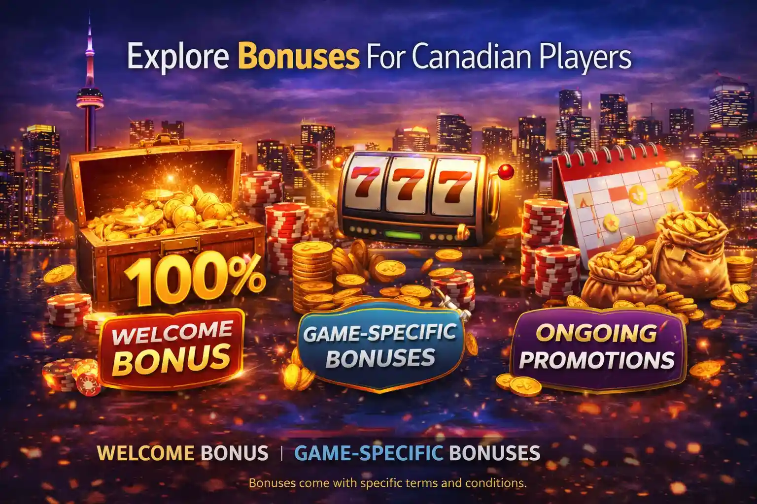Canada Casino Bonuses