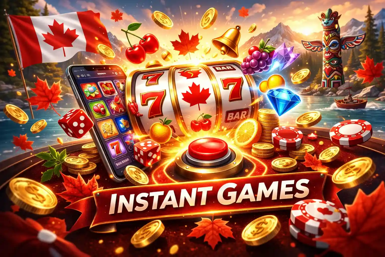 Instant games slot machine for Canadian players